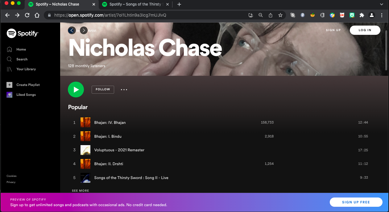 Nicholas Chase on Spotify
